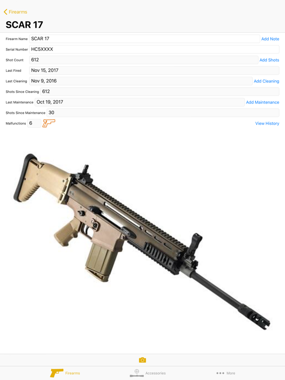 Bust A Cap Firearm Utility iPad screenshot 1 - Utilities app