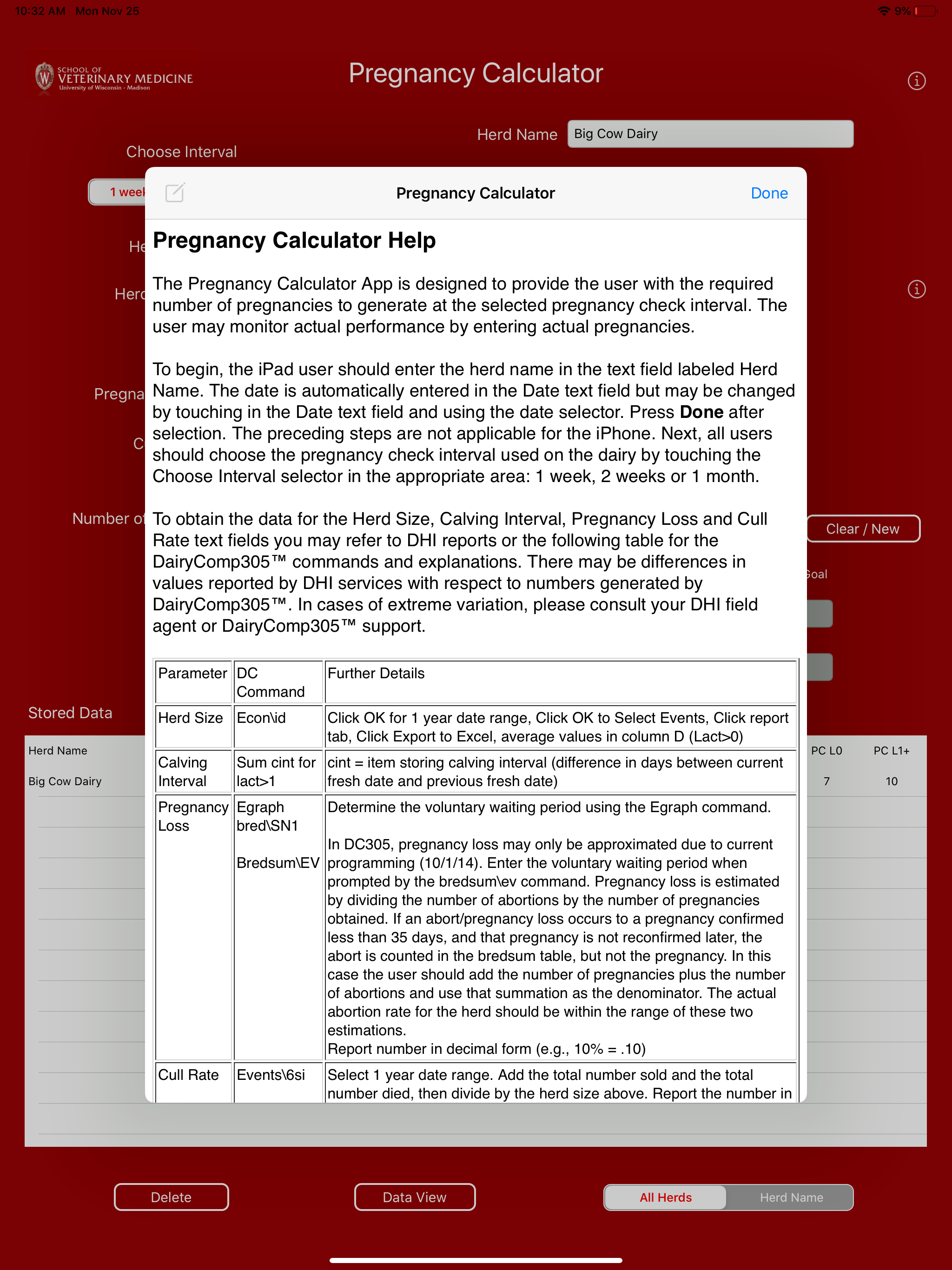Preg Calculator