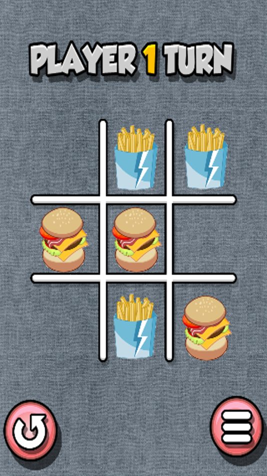 #2. Burger Tic-Tac-Toe (2-Player) (iOS) Podle: Ashby Navis & Tennyson Media Publisher LLC