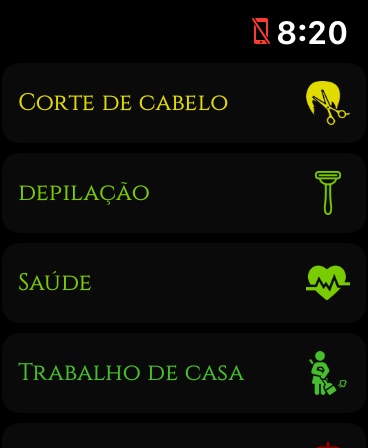 Apple Watch screenshot