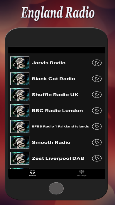 Screenshot #1 pour England Radio