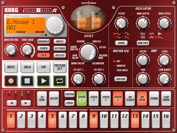 Captura de pantalla de KORG IELECTRIBE For IPad en iPhone 2