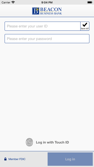 Beacon Business Bank Biz Screenshot