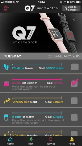 Game screenshot Q7 Sport Smartwatch mod apk