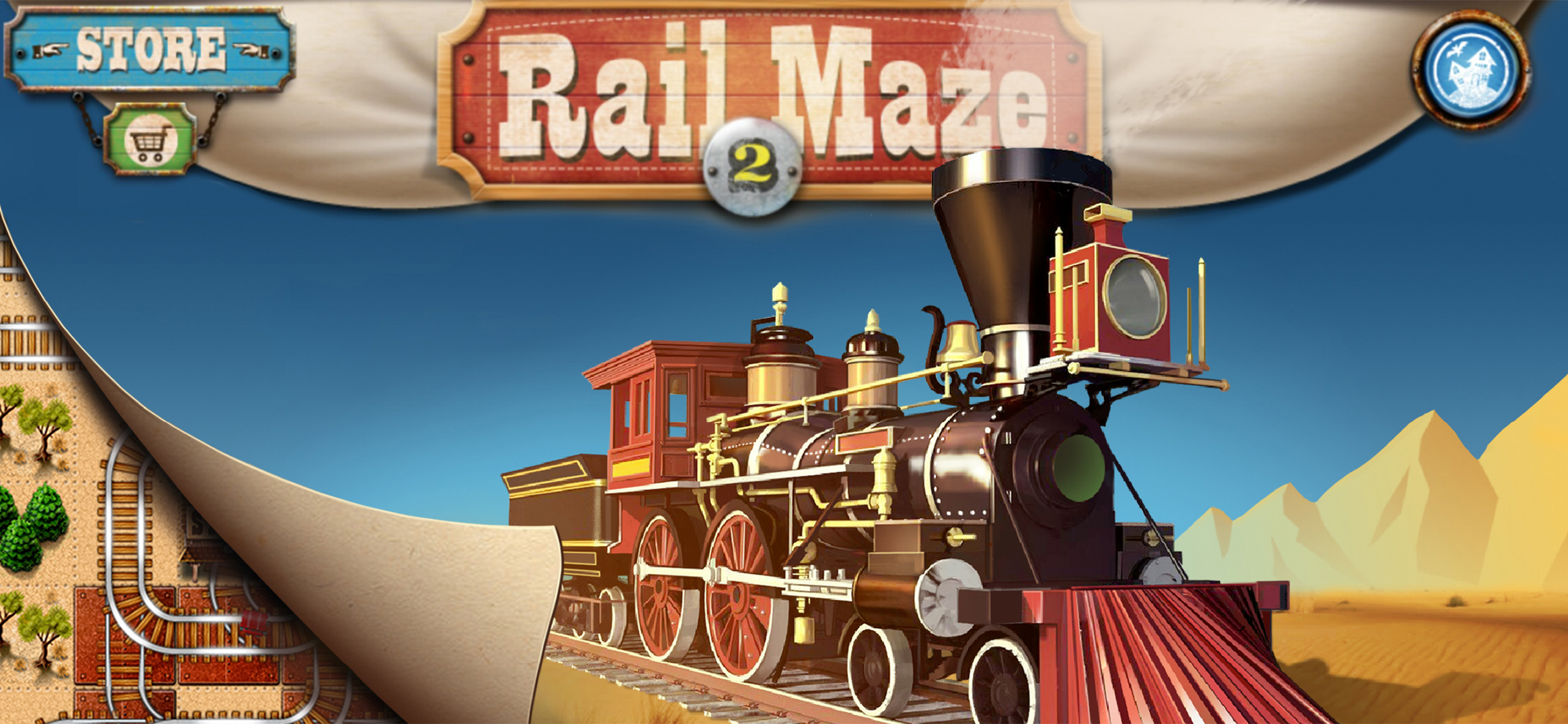 Rail Maze 2: Train puzzle game