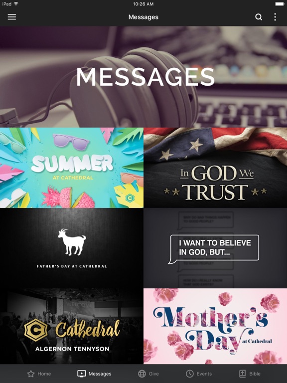 We Are Cathedral iPad screenshot 2 - Lifestyle app