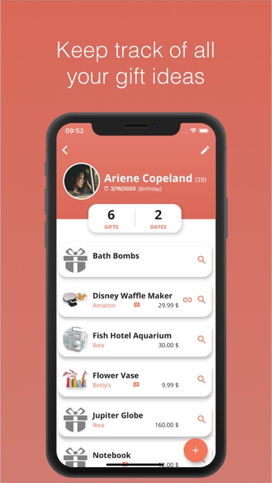 GiftRack Screenshot