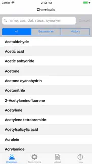 niosh mobile pocket guide iphone screenshot 1