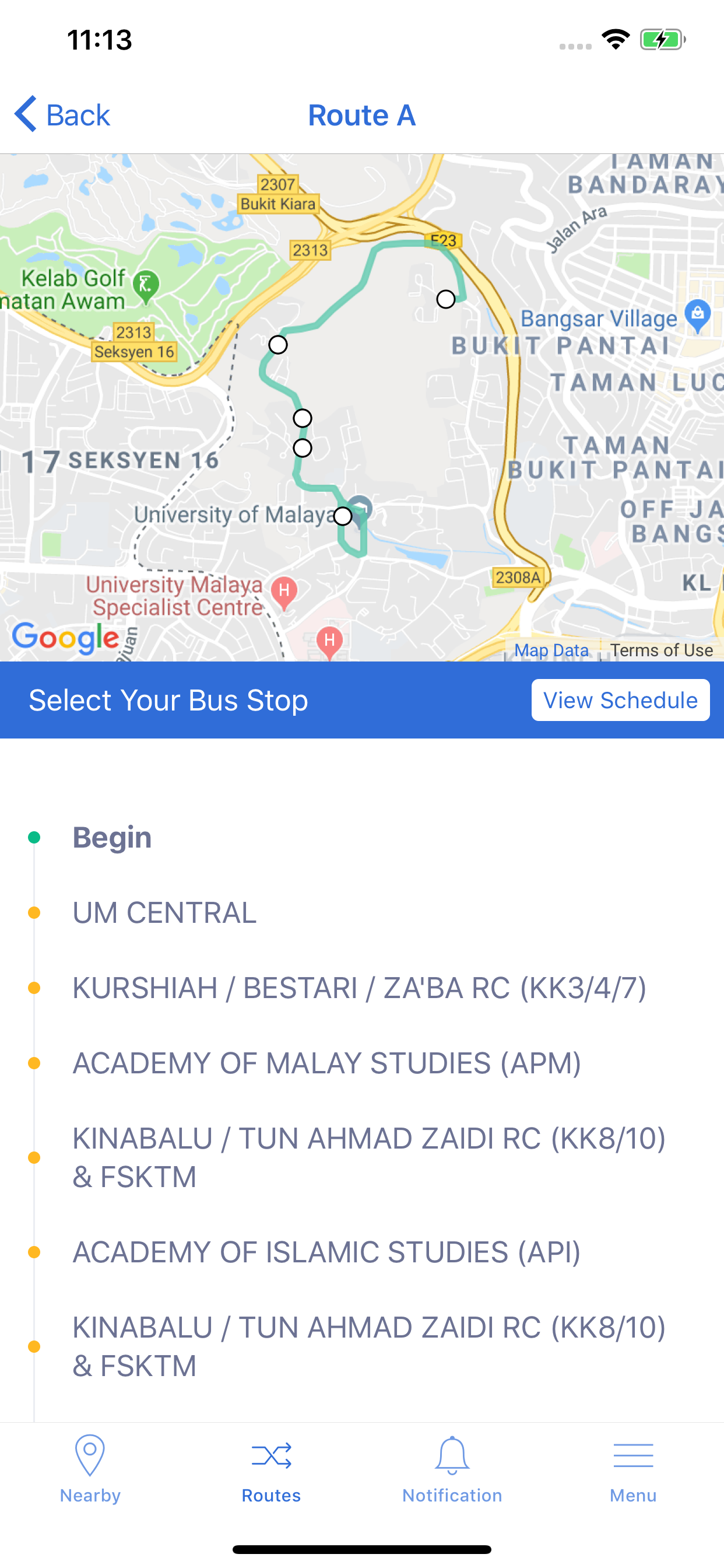 BusMalaya screenshot 3
