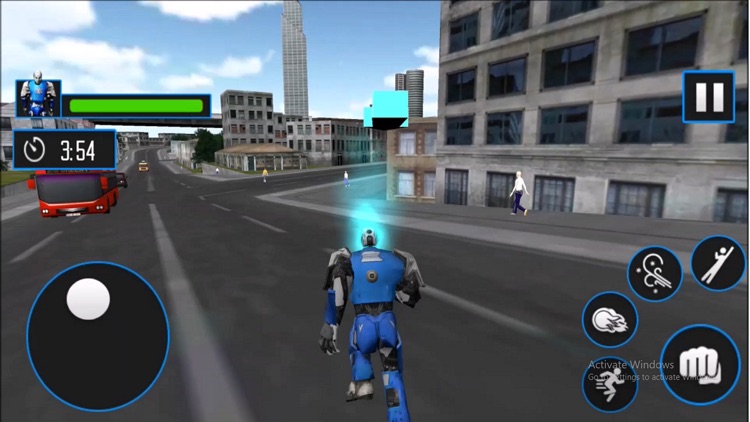 Snow Robot Mad City Battle screenshot-3