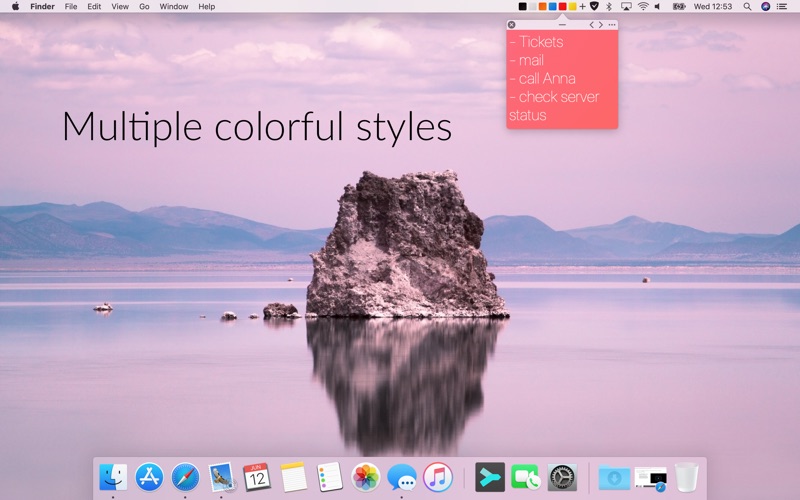 Screenshot #3 pour Notesey: menu bar sticky notes