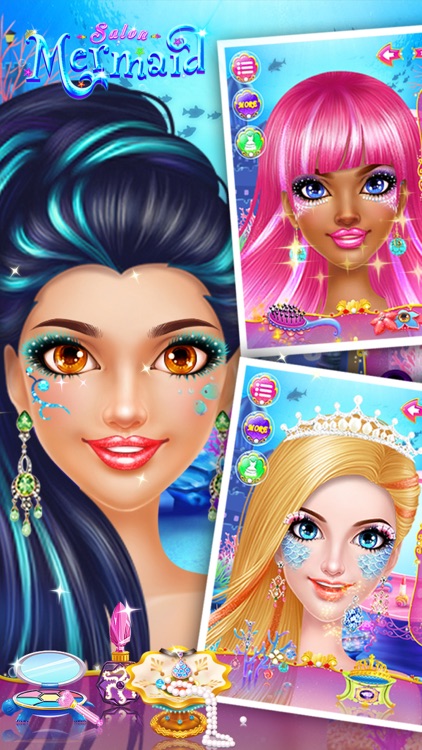 Mermaid Makeup & Dressup