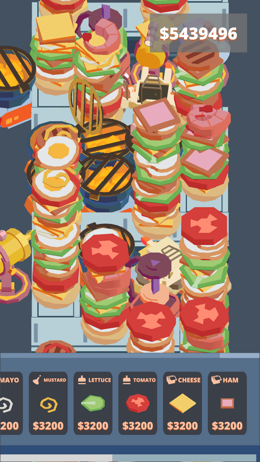 #5. Burger Belt Idle (iOS) Podle: 5minlab Co., Ltd.