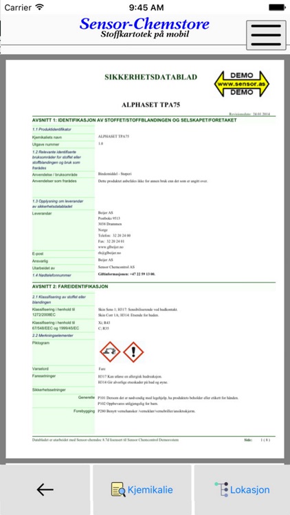 Sensor Chemstore screenshot-6