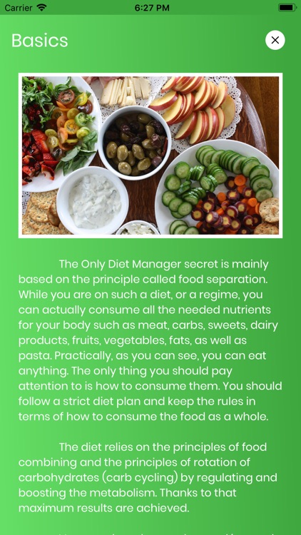 Only Diet Manager