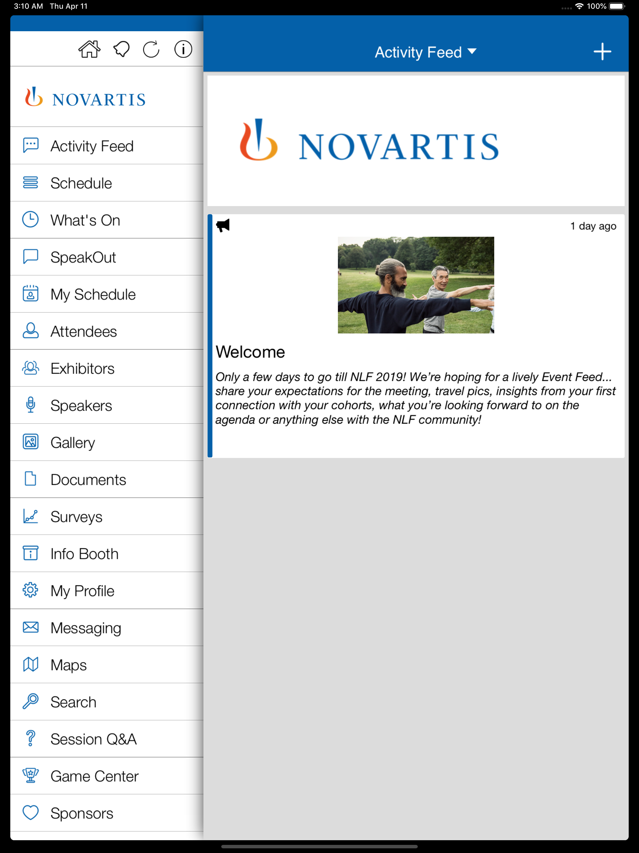 Novartis Event Engagement