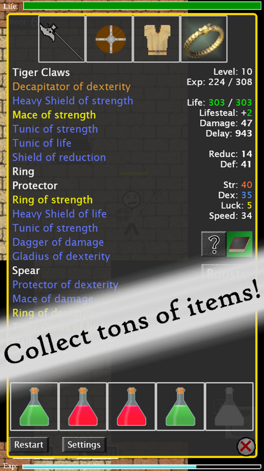 #2. Rogue Dungeon RPG (iOS) 由: Geometric Applications