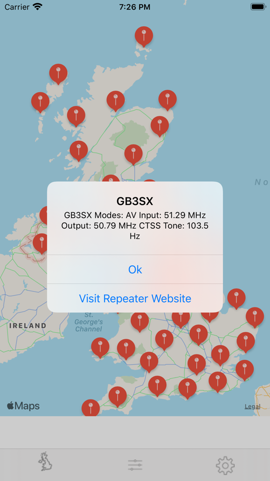 #5. UK Ham Repeaters (iOS) 来自: Jonathan Gibbs