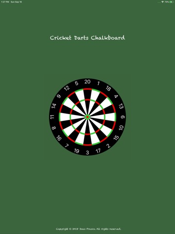 Cricket Darts Chalkboardのおすすめ画像1