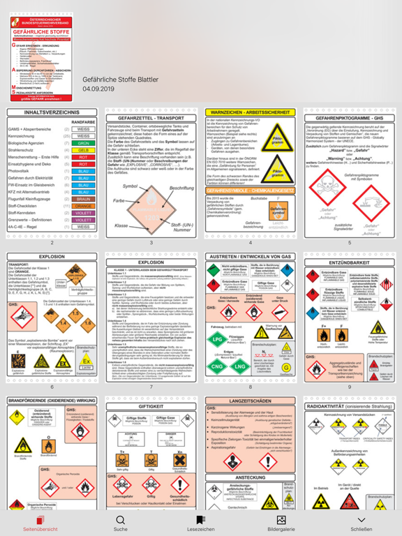 Screenshot #5 pour Gefährliche Stoffe Blattler