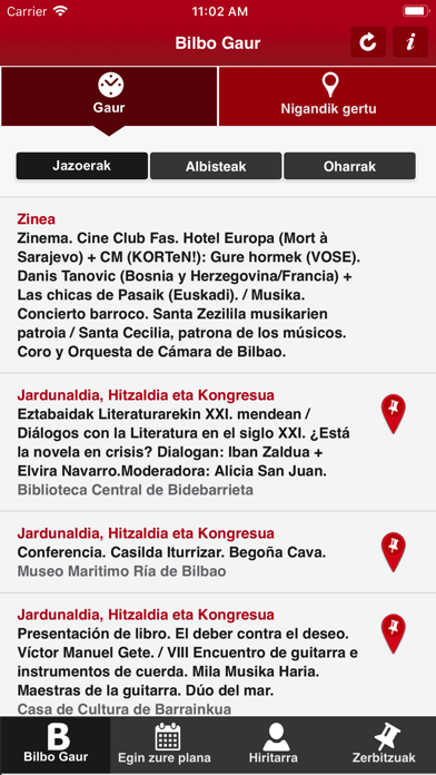 Screenshot #1 pour InfoBilbao