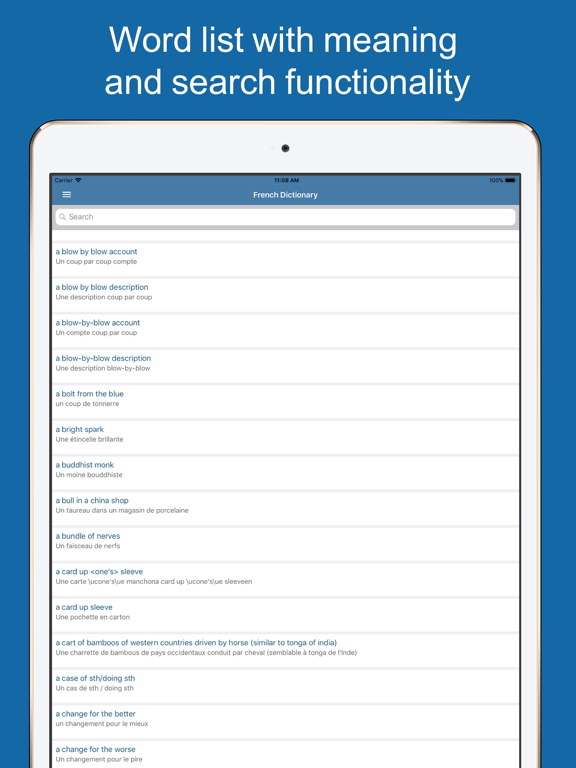 Screenshot #5 pour French Dictionary - Translator