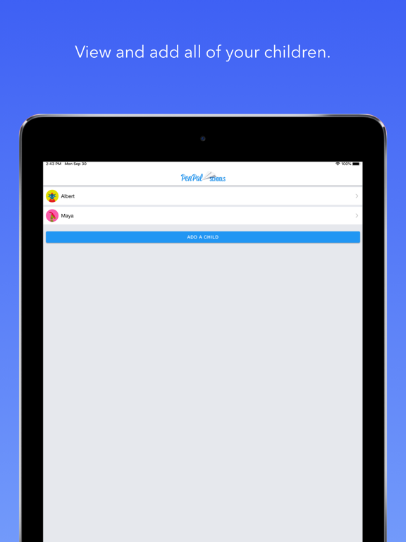 PenPal Schools - Education App iPad screenshot 5 - Education app