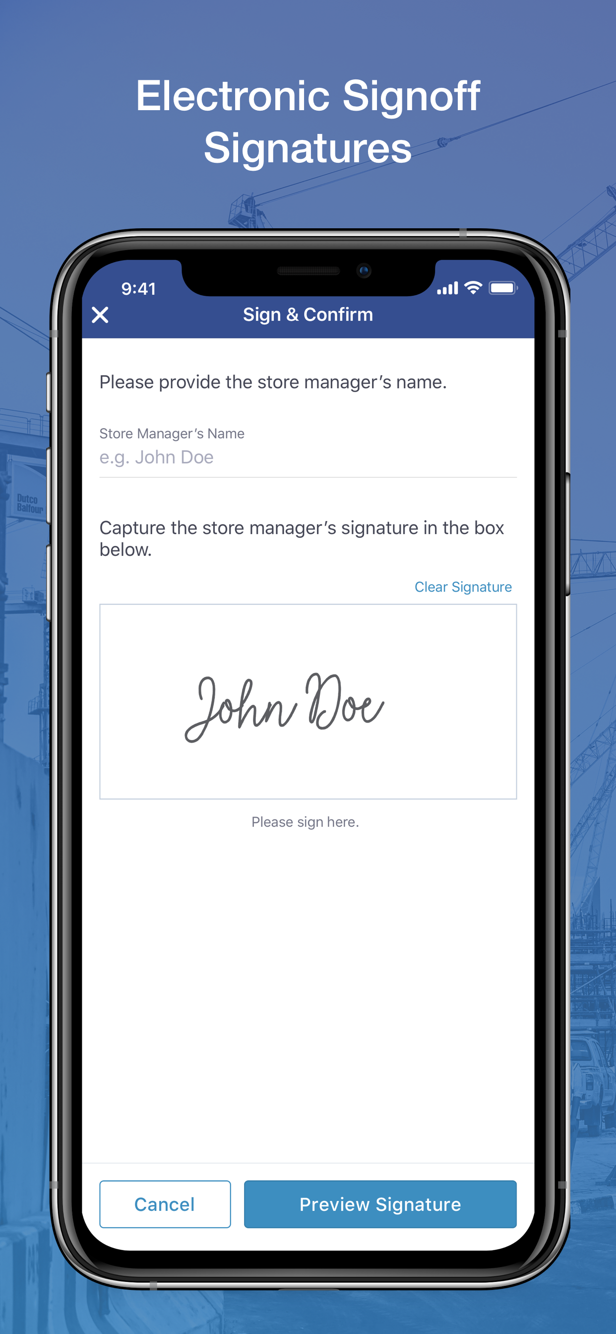 LPS Mobile: Work Order Manager