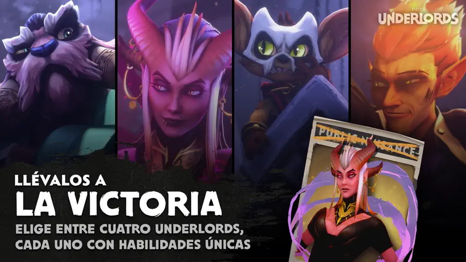 Captura de pantalla de Dota Underlords en iPhone 1