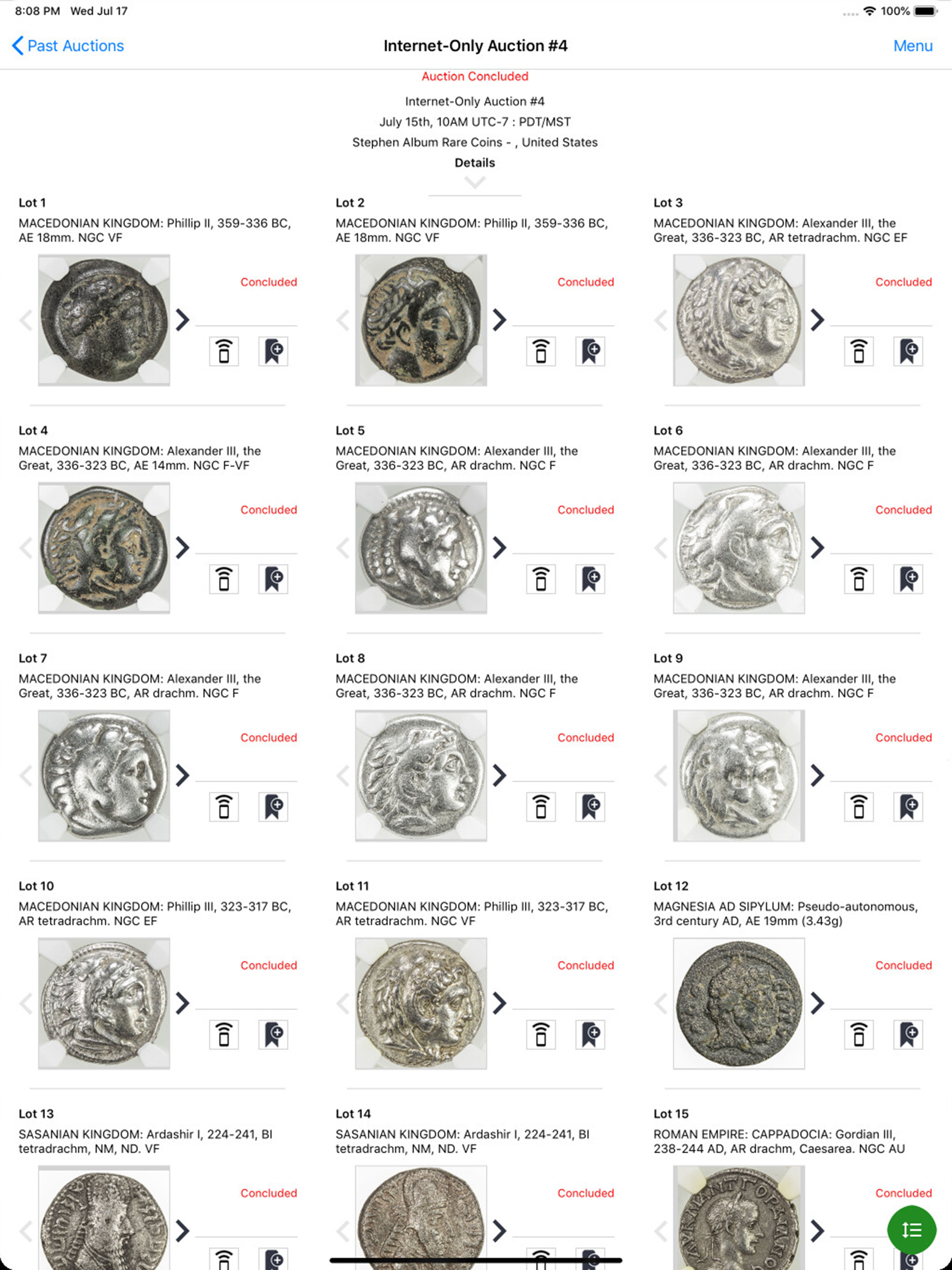 Stephen Album Rare Coins