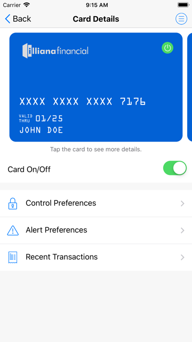 Illiana Card Protect Screenshot