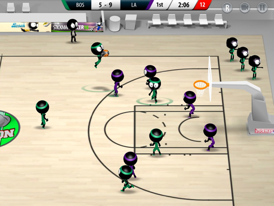 Stickman Basketball 2017 iPad app afbeelding 4