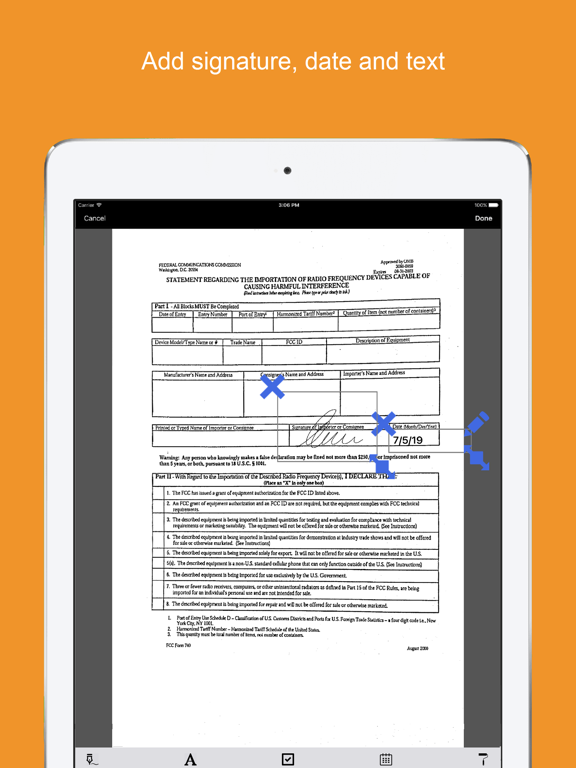 Snapfax:  Pay-as-you-go Fax iPad screenshot 3 - Business app