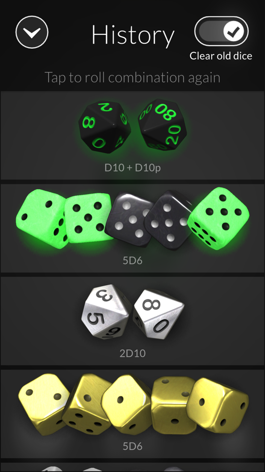 #10. Dice Bag - 3D dice (iOS) 来自: Lost Minds