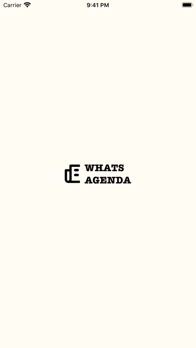 Screenshot #1 pour WhatsAgenda