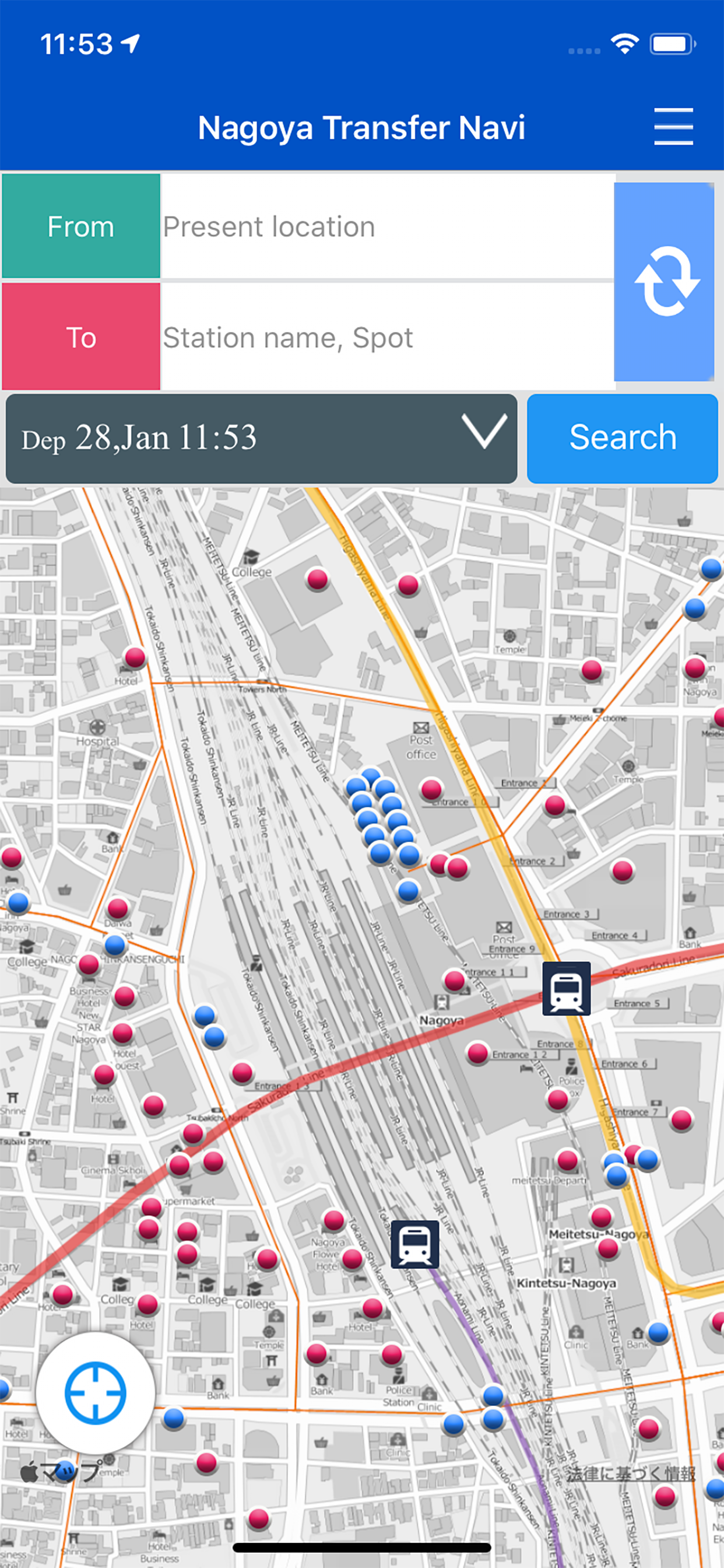 Nagoya Transfer Navi