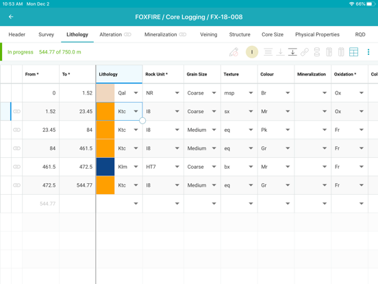 MX Deposit iPad screenshot