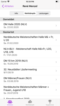 Leichtathletik App screenshot 4