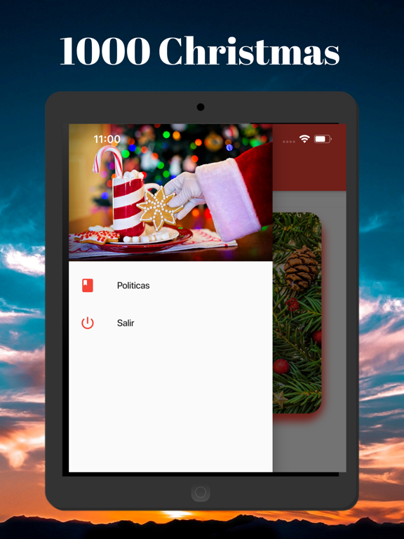 1000 Christmas Radio iPad screenshot