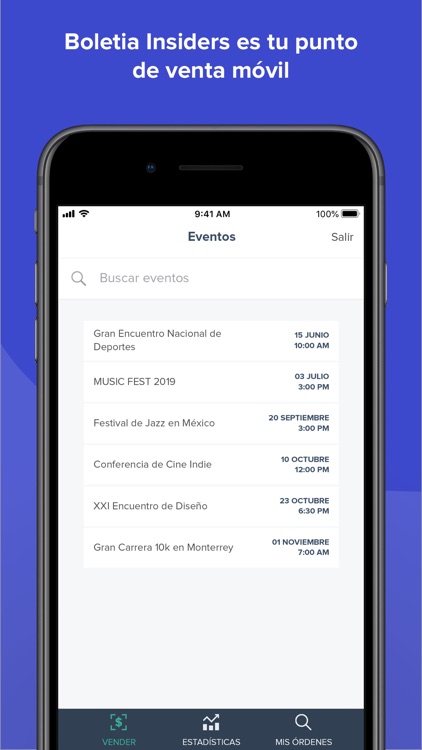 Insiders: Imprime boletos