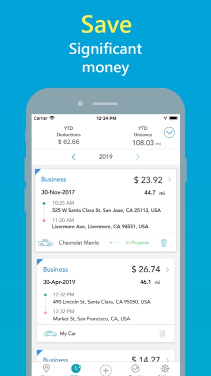 Swift Miles - Mileage Tracker