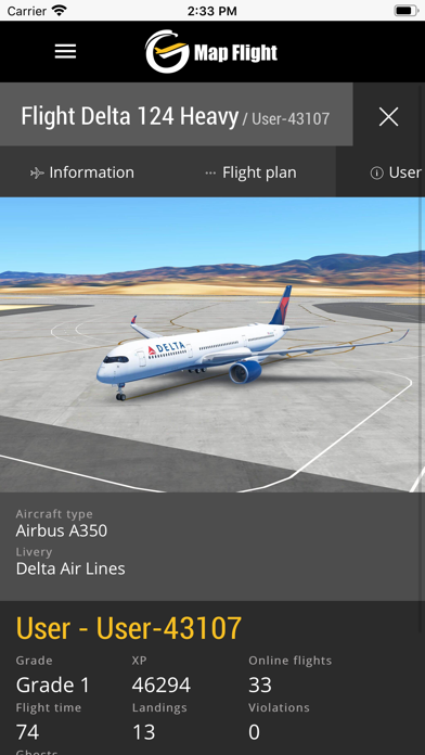 Map Flight International Screenshot