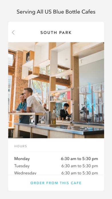 Blue Bottle Coffee Screenshot