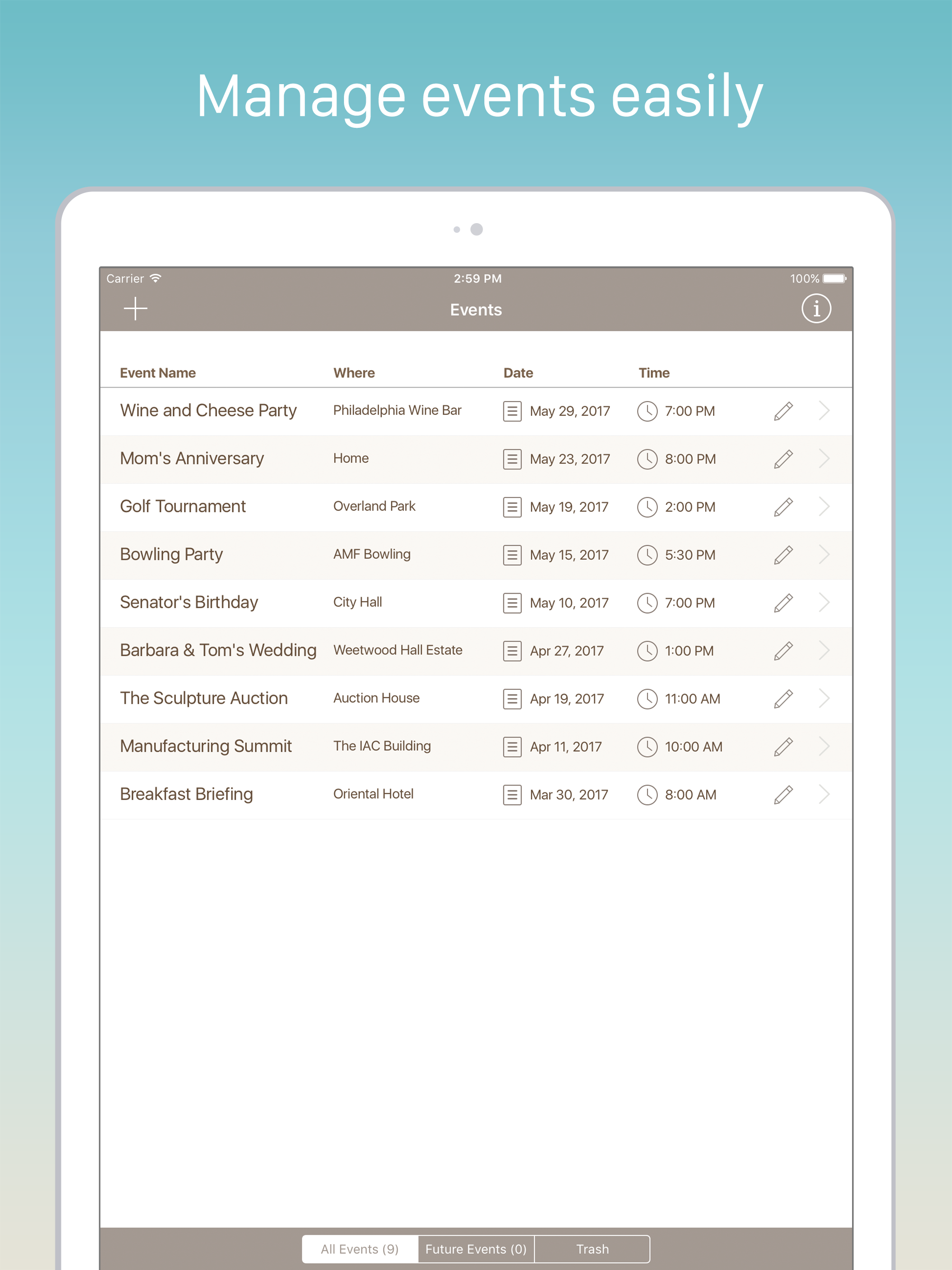 Guest List Organizer Pro screenshot 6