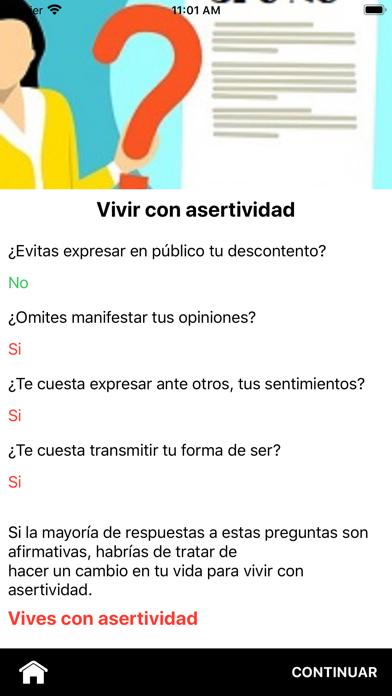 Mejora tu vida emocional Screenshot