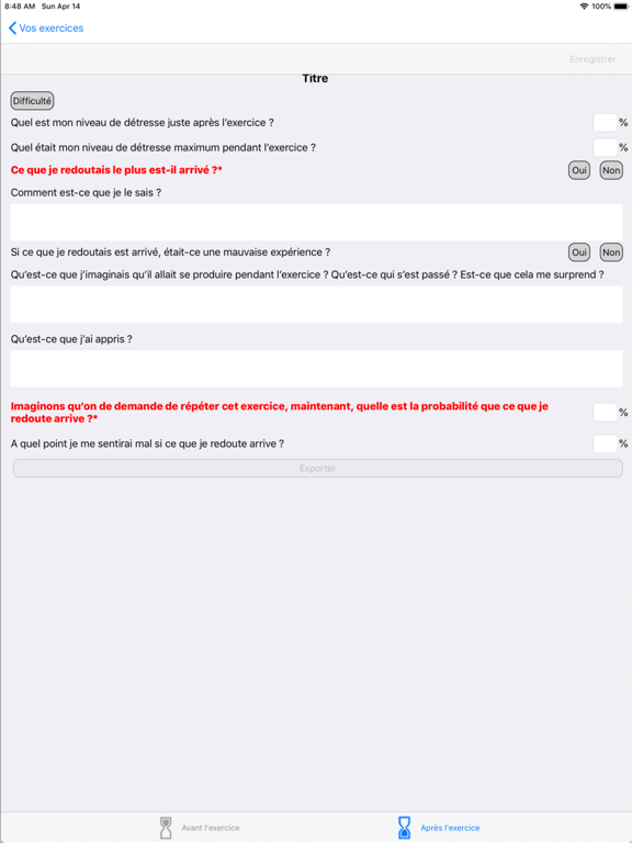 Screenshot #5 pour ExoPsy