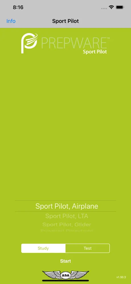 Prepware Sport Pilot