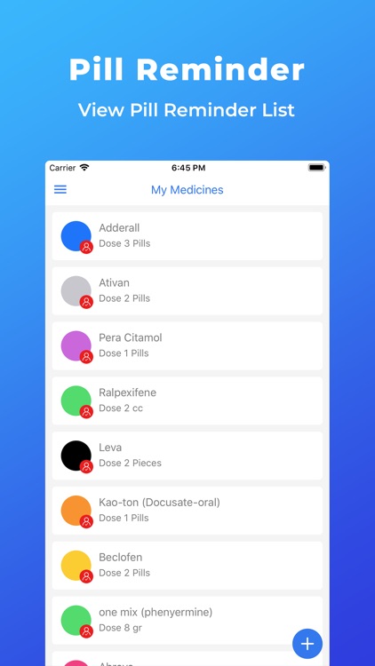 Pill Reminder Medication Time