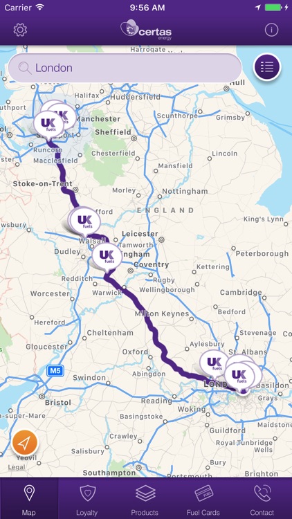 Certas Energy Fuel Card