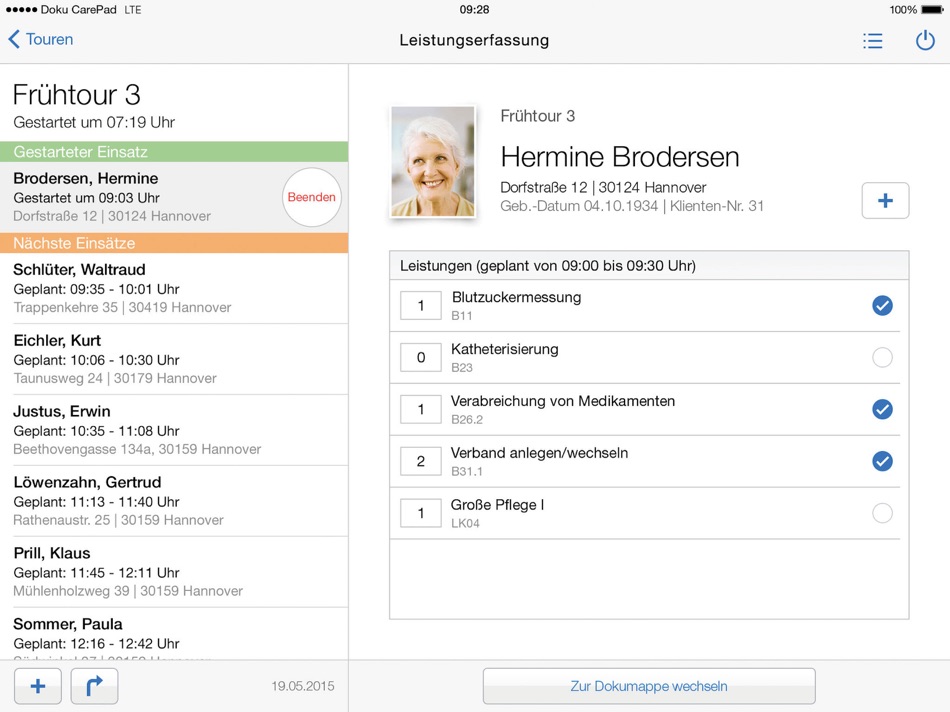 #4. Doku-CarePad 2015 (iOS) 由: MEDIFOX DAN GmbH